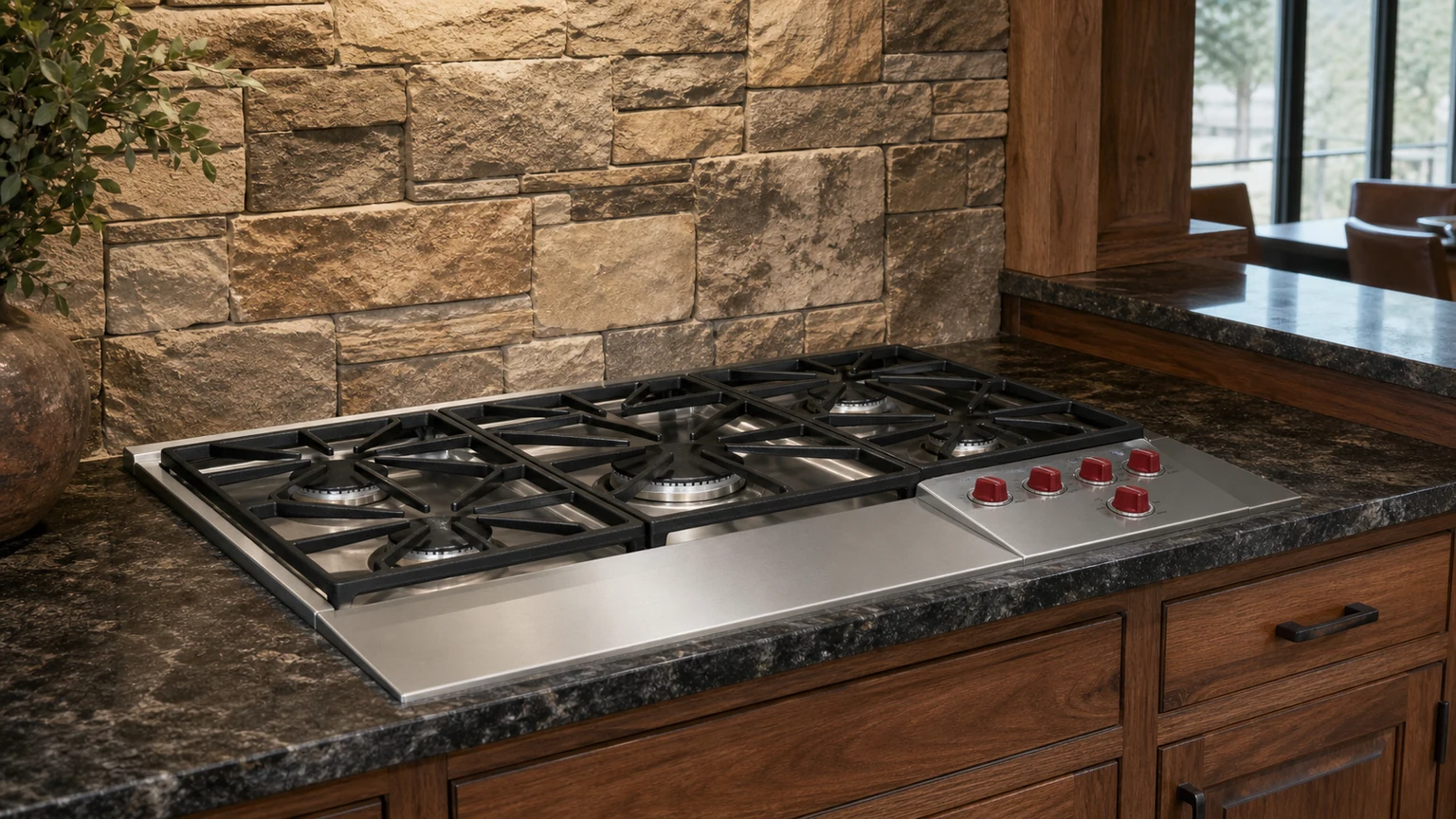 Built-in cooktop diagnostic visit in the service area